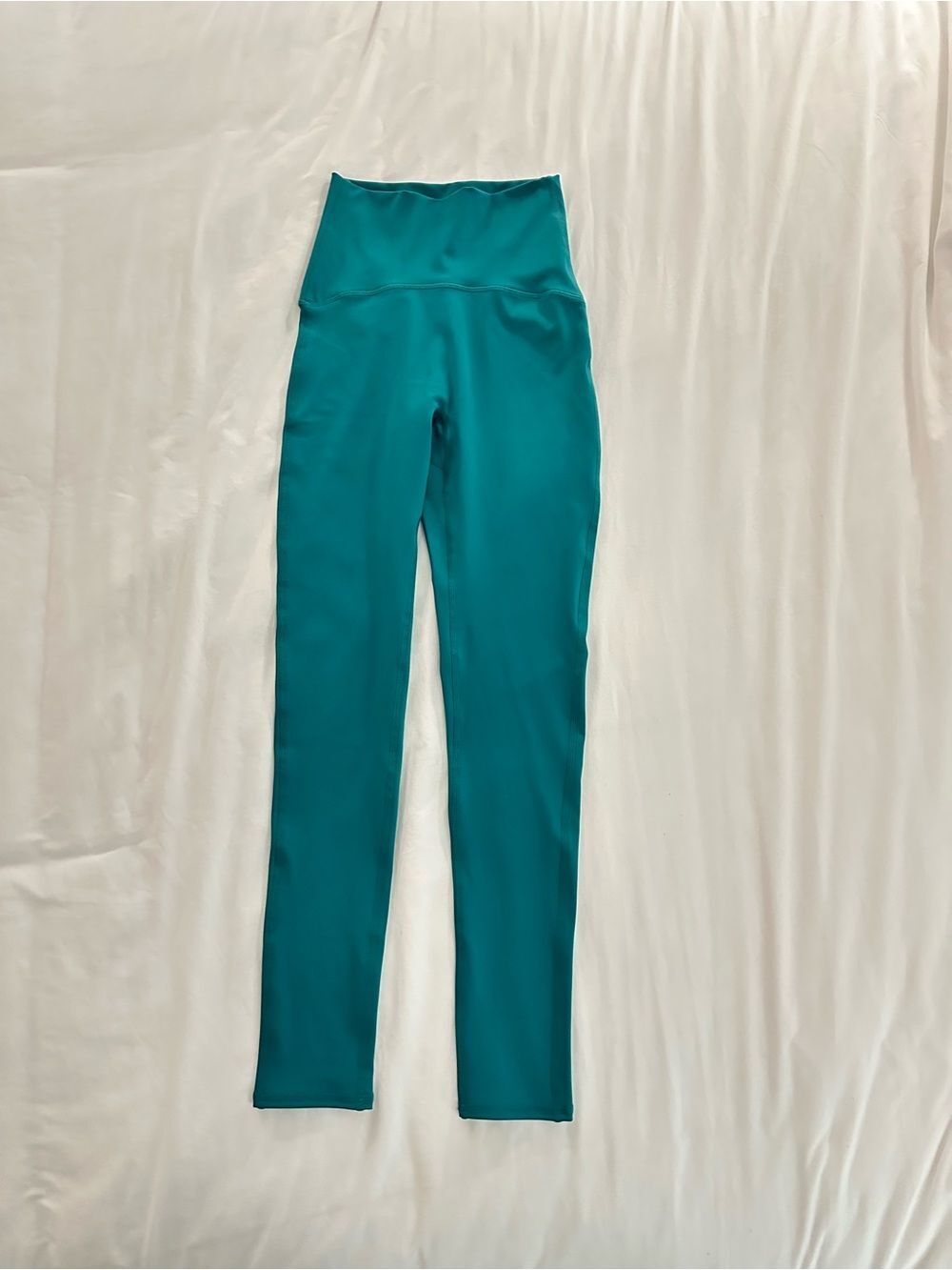 Salt Project High-Waist Jade Teal Green Active Leggings Small